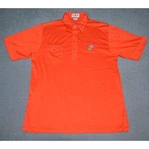 Vintage Florida Gators Polo Shirt Mens Size Large Orange LA Mode